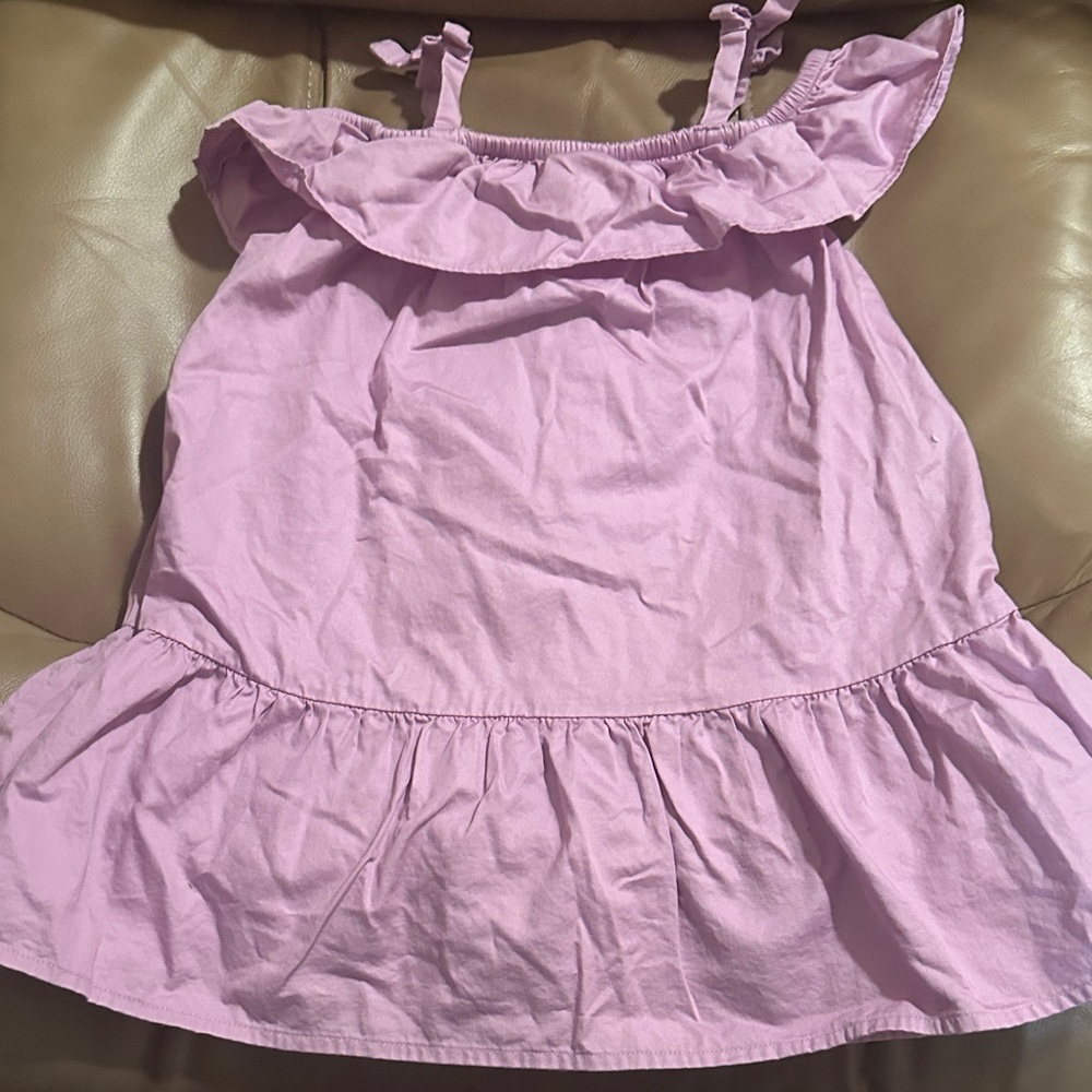 Janie and Jack Lavender Ruffle Dress